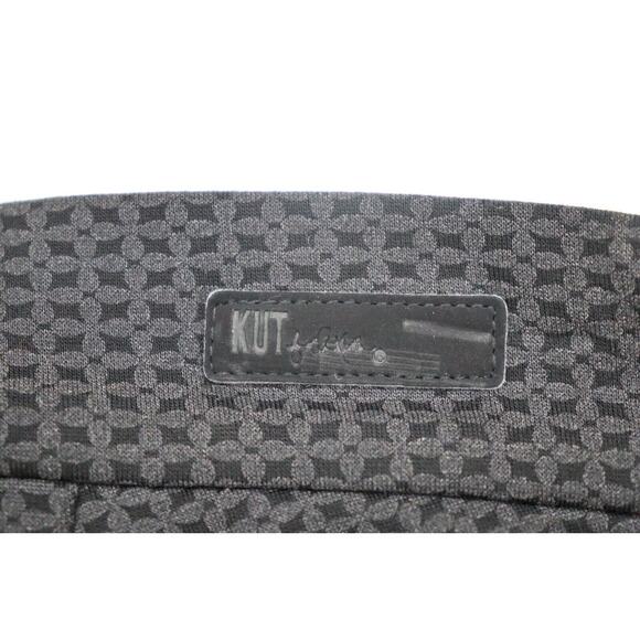 Kut From the Kloth Womens Bootcut Trouser Pants 14 Black Black Gray - Picture 12 of 12